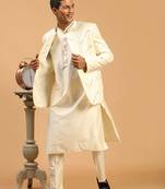 Cream Viscose Ethnic Combo Set