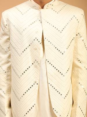 Cream Viscose Ethnic Combo Set 4