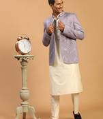 Cream Viscose Ethnic Combo Set