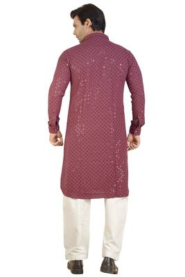 Arruga stylish shaded sequins kurta pyjama 2