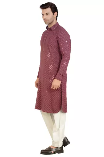 Arruga stylish shaded sequins kurta pyjama