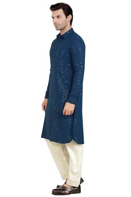 Arruga stylish shaded sequins kurta pyjama 3