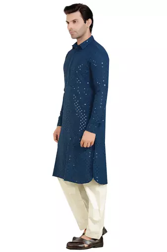 Arruga stylish shaded sequins kurta pyjama