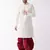  men's solid kurta and embroidered traditional dhoti set