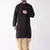 Solid Kurta And Embroidered Traditional Dhoti Set
