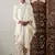 Cream Viscose Kurta And Dhoti Set
