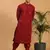 Maroon Georgette Kurta And Dhoti Set