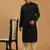  black and cream georgette kurta and patiala set