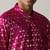 Vastramay men's pink and cream viscose kurta and patiala set