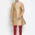 Gold Silk Blend Kurta Pyjama Set