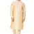 Gold Silk Blend Kurta Pyjama Set