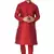 Maroon Silk Blend Kurta Pyjama Set