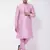 Onion Pink Silk Blend Kurta Pyjama Set