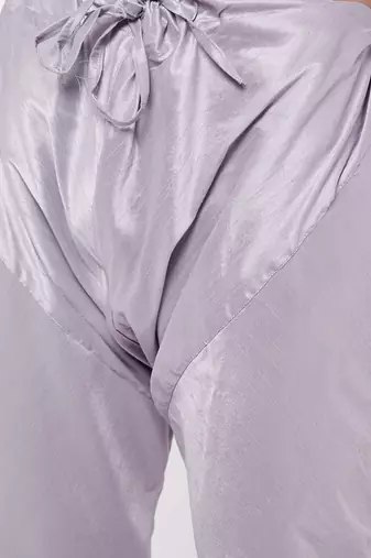 Lavander Silk Blend Kurta Pyjama Set