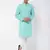 Green And White Pure Cotton Kurta Pyjama Set