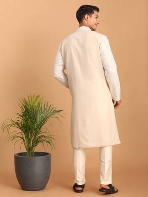 Grey Georgette Kurta And Pyjama Set 3