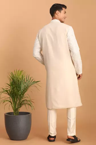 Grey Georgette Kurta And Pyjama Set