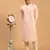 Pink And Cream Georgette Kurta Pyjama Set