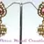 Leaf Pearl Jhumki Earrings