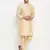 Gold Silk Blend Kurta Pyjama Set