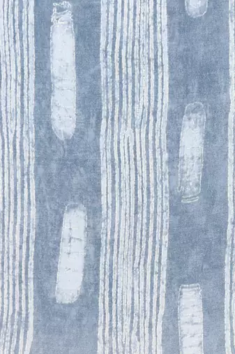 women's round neck solid foil print blue straight kurta and trouser with dupatta