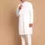White Pure Cotton Kurta Pyjama Set