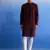 Maroon And White Pure Cotton Kurta Pyjama Set