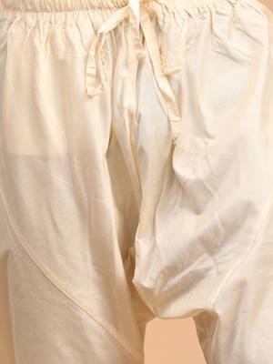 Cream Viscose Kurta, Pyjama & Dupatta Set 4