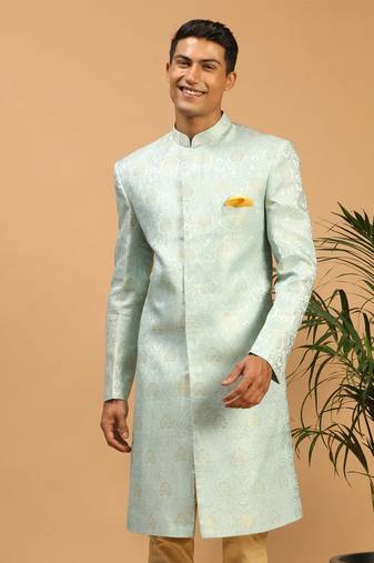Men'S Brocade Sherwani Only Top