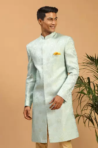 Men'S Brocade Sherwani Only Top