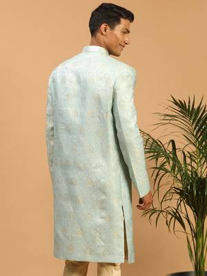 Men'S Brocade Sherwani Only Top 3