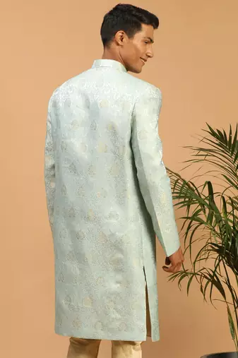Men'S Brocade Sherwani Only Top