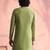 Vastramay men's mint green georgette sherwani only top