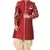 Maroon Silk Blend Sherwani Set