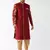 Maroon Silk Blend Sherwani Set