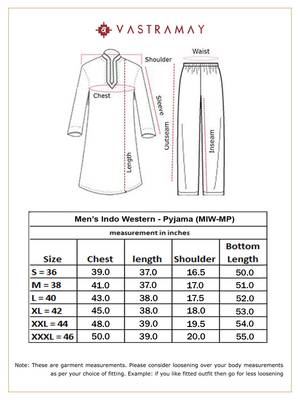 Maroon Polyester Lurex Blend Sherwani Set 5