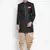 Black Polyester Lurex Blend Sherwani Set