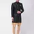 Black And Rose Gold Silk Blend Sherwani Set