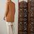 Vastramay men's mustard and cream viscose sherwani set