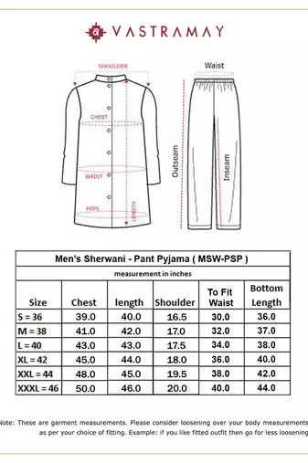 Grey And Cream Cotton Blend Sherwani Set