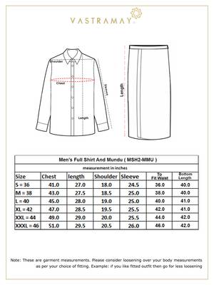  blue and white silk blend shirt and mundu 5