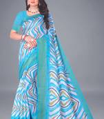 Art Silk Saree With Blouse Piece