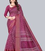 Art Silk Saree With Blouse Piece