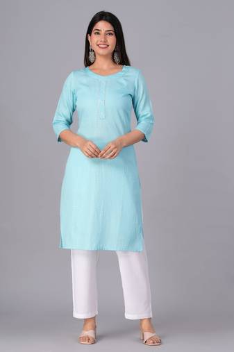 Doriya women textured kurta set