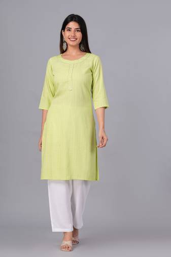 Doriya women textured kurta set