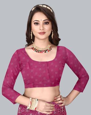 Art Silk Saree With Blouse Piece 4