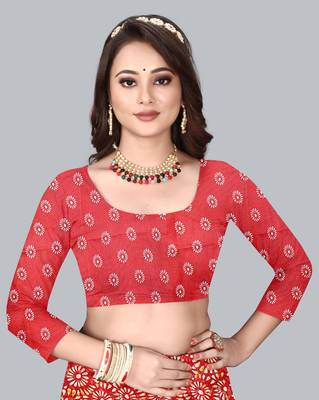 Art Silk Saree With Blouse Piece 4