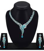 designer american diamond jewelry set- jewellery for weddings