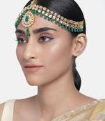 traditional bridal kundan matha patti for women 
