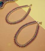 traditional stone studded adjustable anklets/payal for girls & women 